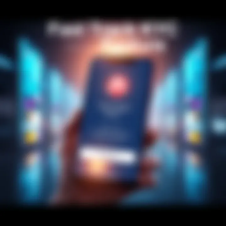A graphic showing a mobile phone with the Pi Wallet app open, highlighting the Fast Track KYC feature with a bright indicator, symbolizing quick access to apps.