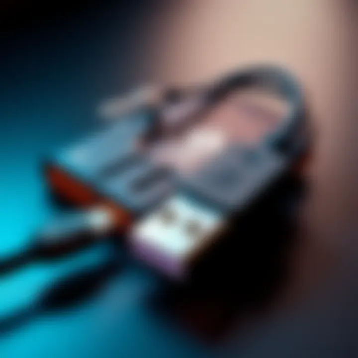 A broken Ledger wallet next to a malfunctioning USB cable, illustrating connectivity issues customers face.