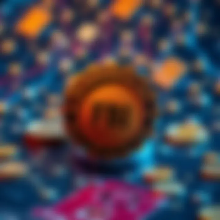 A graphic showing the FBI's new guidelines for the crypto exchange E-Note, with symbols of cryptocurrency in the background.