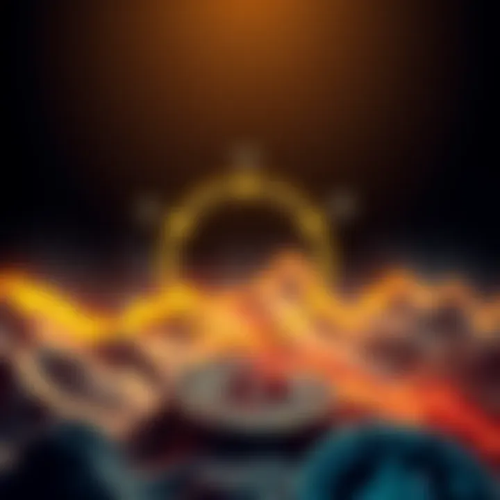 A visual representation of the fear cycle in cryptocurrency markets, showing price fluctuations and emotional reactions like fear and greed.