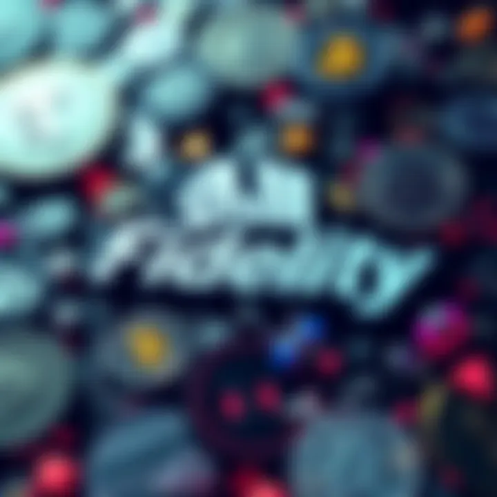 Fidelity logo surrounded by various cryptocurrency symbols, highlighting the push for crypto integration in finance