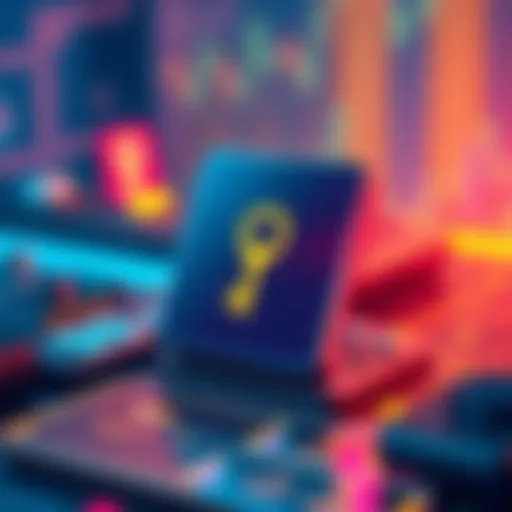 FIDO2 Credential Support Illustration showing a digital device with a key symbol representing FIDO2 credential support by Ledger