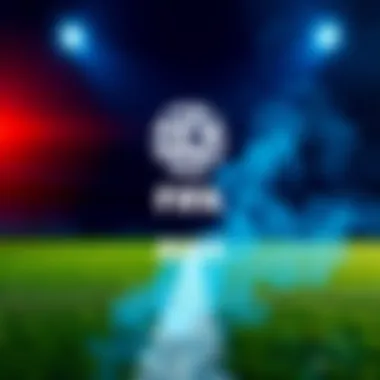 FIFA logo alongside Avax logo, symbolizing their partnership in blockchain technology for sports