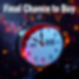 A visual representation of a clock ticking down with a price tag showing $0.08, symbolizing urgency for investors.