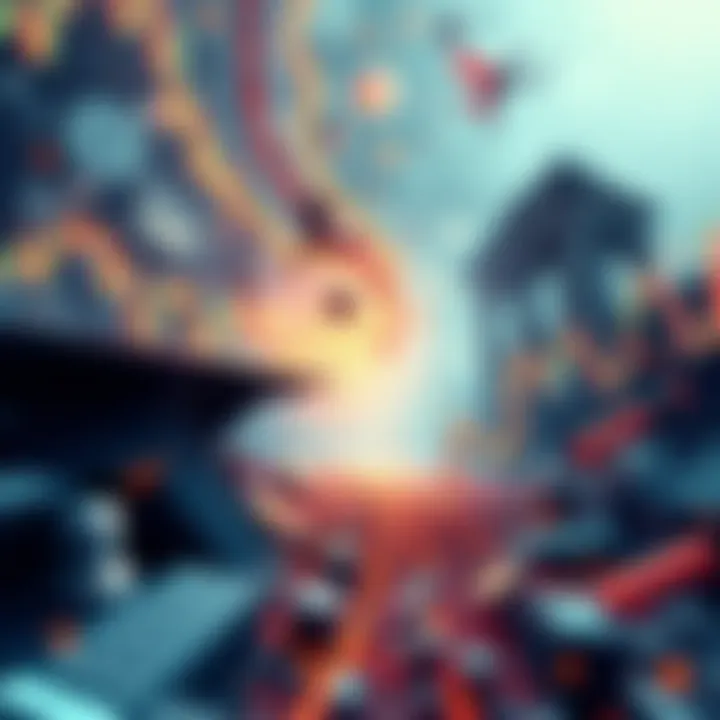 Illustration showcasing the disconnection between finance theory and practice, emphasizing the need for real-world experience in academia.