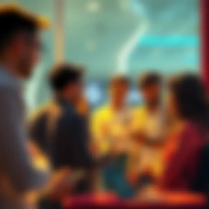 Group of people sharing experiences about switching from traditional finance to decentralized finance options