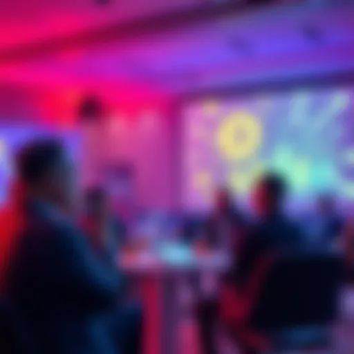 BitMart Global CEO Nenter Chow and industry leaders at a finance event discussing the significance of tokenization and real-world assets.