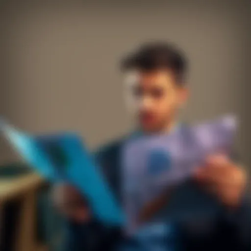 Individual looking concerned while holding a bitcoin and a financial document, pondering their advisor's advice.