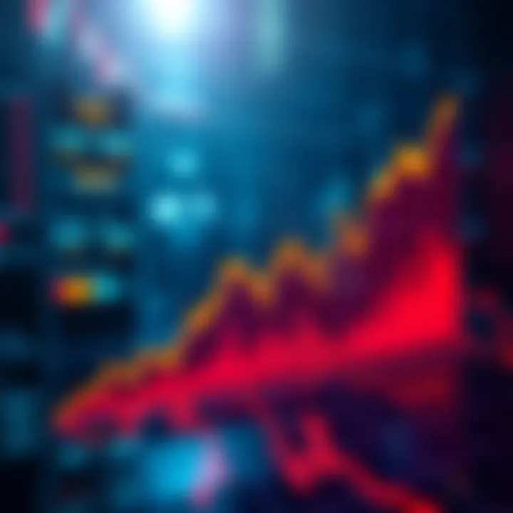 A graph illustrating a steep decline in financial markets, representing the potential for systemic collapse.