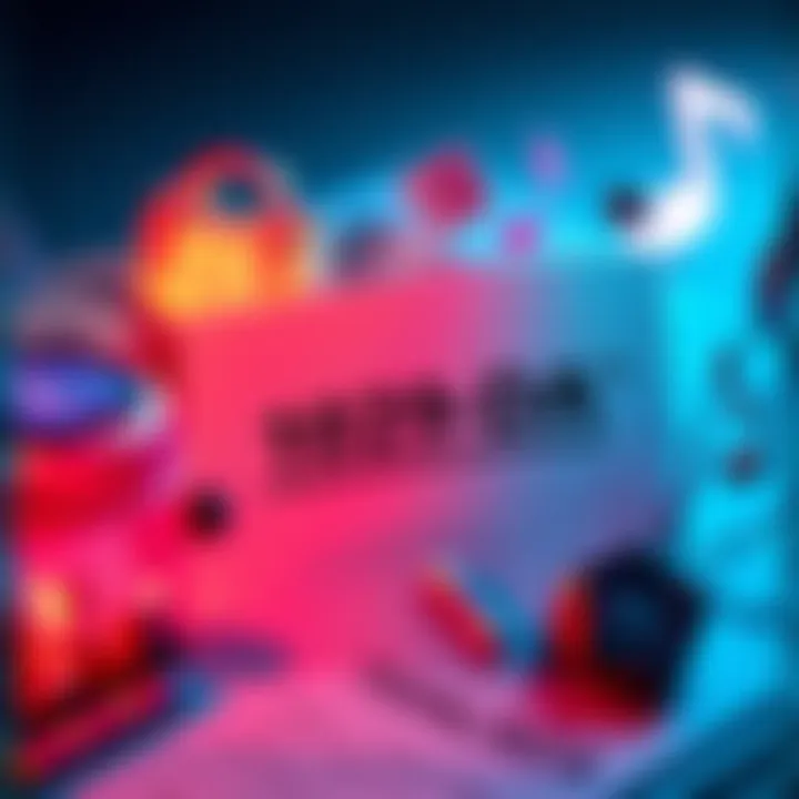 A graphic showing financial documents with the title 1099-DA, alongside icons representing money, stability, and pop culture elements like music notes, symbolizing the impact of these tax forms on the...