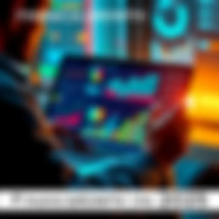 Financial Growth in 2025 A person analyzing financial charts and graphs on a laptop, symbolizing growth and investment strategies for 2025.