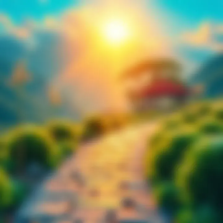 A serene landscape representing the journey of financial recovery after a loss