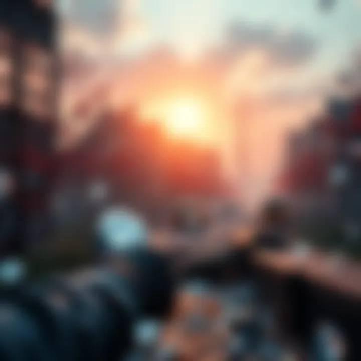 Player searching for diamonds in a virtual landscape of Arnhem, Netherlands