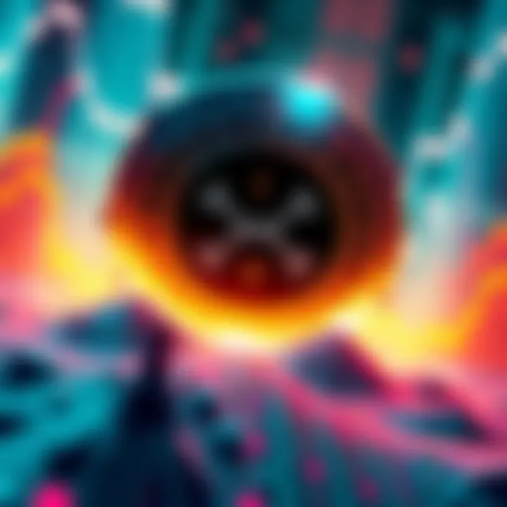 Navigating Fintech: The Future of XRP and Stablecoins An analytical graphic showcasing the SEC's impact on digital currencies and their market dynamics