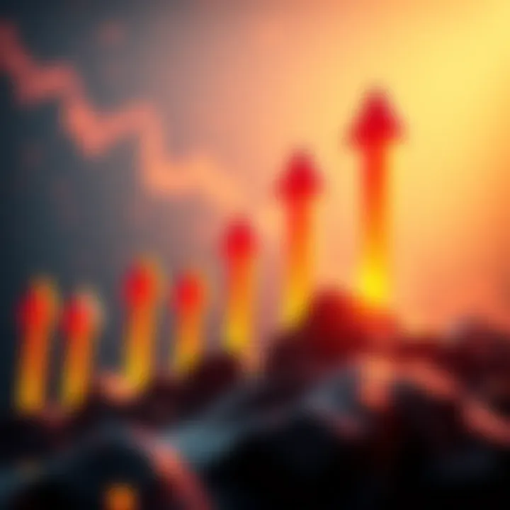 A graphical representation showing increases in FXRP deposits with arrows pointing up, symbolizing growth and understanding of benefits.
