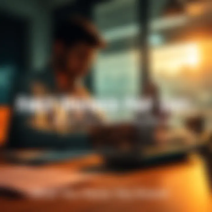A person reviewing their budget with paychecks on a table, contemplating financial changes.