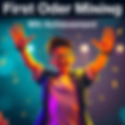 A person celebrating their first block mined with Odocrypt, showing excitement with hands raised in joy.