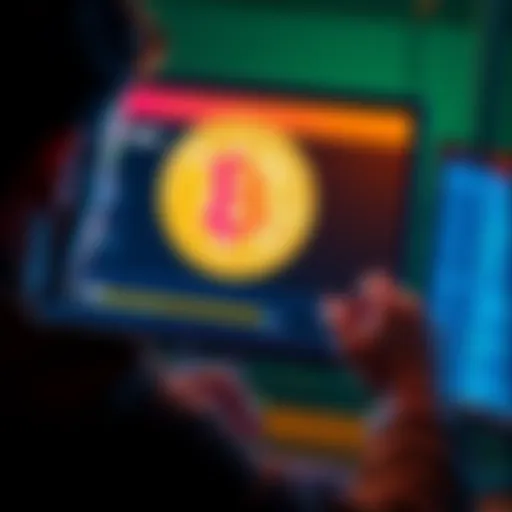 A person looking frustrated at a computer screen showing a Coinbase wallet with a stuck Wrapped Bitcoin.