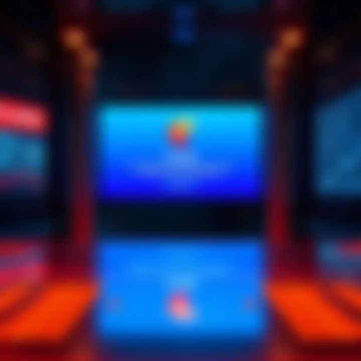 A digital screen showing an outage alert for Flare Network with a concerned symbol. Investors are watching the news.