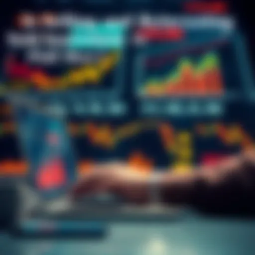 A person looking at financial charts on a laptop, contemplating the choice to sell Flare and reinvest after a significant loss.