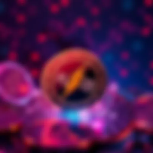A graphic showing the FLASH TRC20 token with a background of cryptocurrency symbols, indicating its launch and availability for testing and sales.