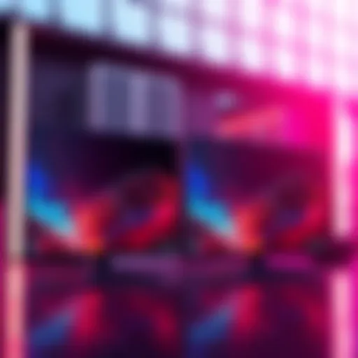 A side-by-side comparison of Flex and Stax screens showing their different sizes and pixel clarity.