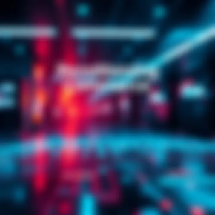 Visual concept of digital transactions and commerce innovation