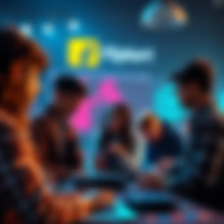 A team of AI/ML experts collaborating on computer vision and video analytics at Flipkart's Hackathon event