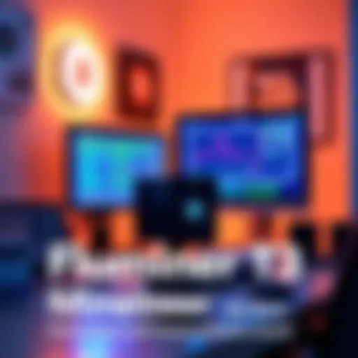 A Fluminer T3 miner on a desk with a computer monitor showing hash rate statistics and a warm environment, indicating home mining operation.