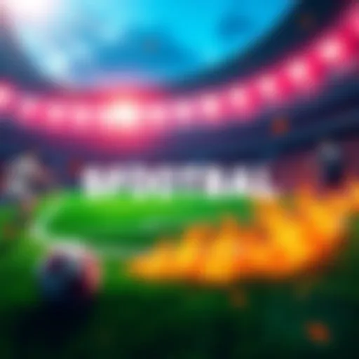 Celebration of the $FOOTBALL launch showcasing partnerships with Hedera and UpOnly Gaming, featuring elements of football and gaming graphics