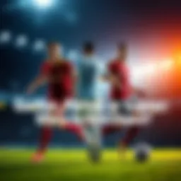 Football players Gordon, Perisic, and Suarez Three football players in action, showcasing their skills on the field