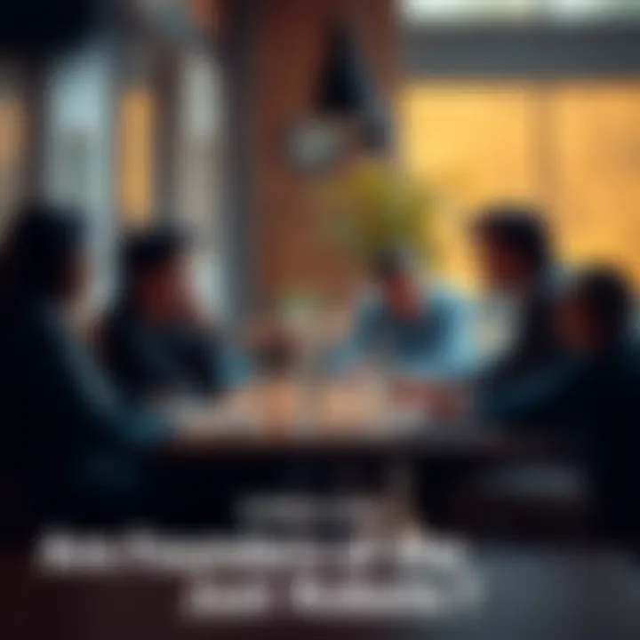 A group of people around a table discussing project details with concerned expressions, highlighting engagement and transparency issues.
