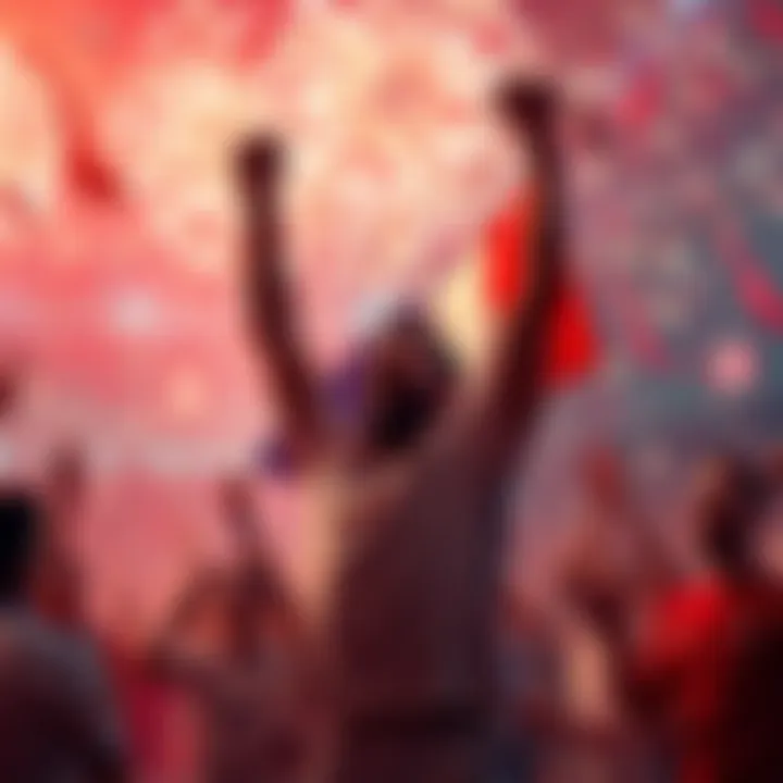 Celebration as France wins the first betting outcome with 44.5 ada payout