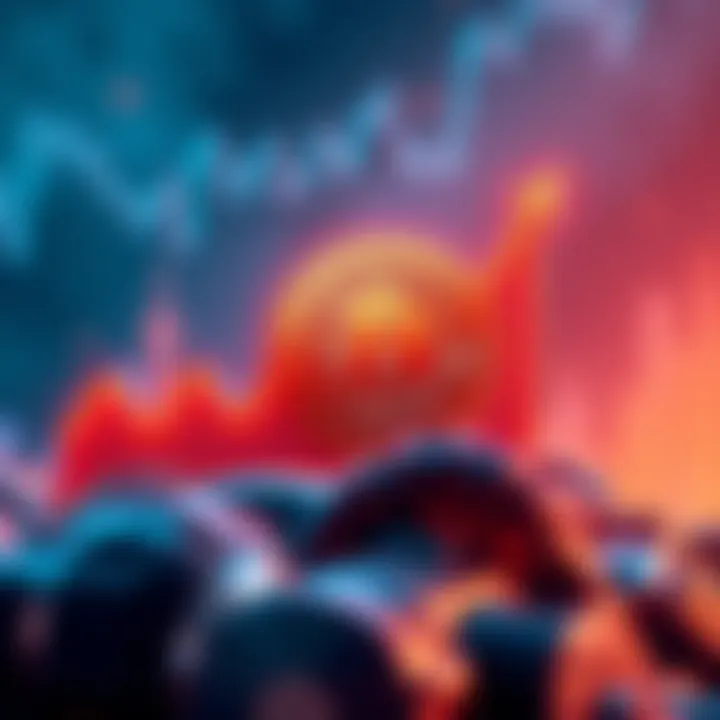 A graphic showing rising tax rates on cryptocurrency in France, symbolizing economic debate