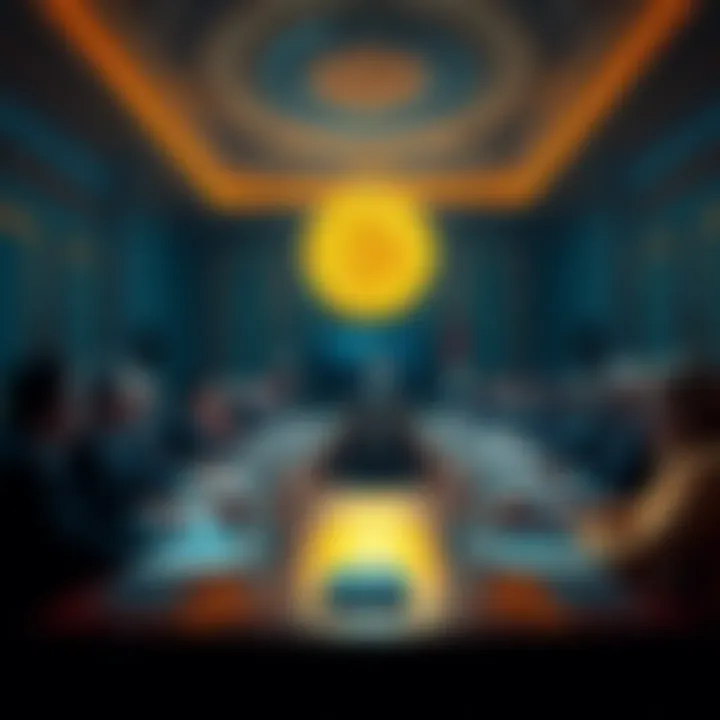 French lawmakers discussing a new tax on Bitcoin and assets at a government meeting