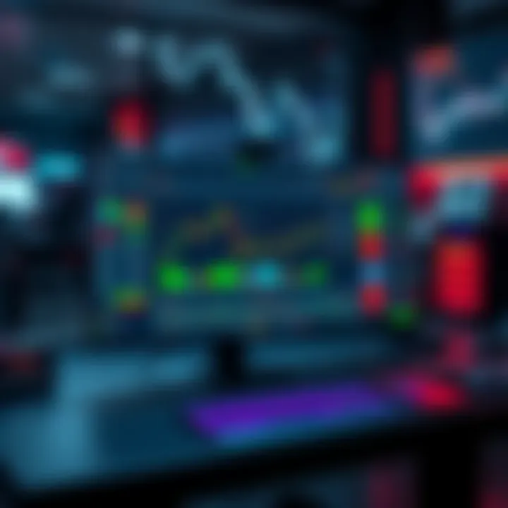 A screen displaying a crypto trading terminal with various tools and real-time data for trading and analysis.