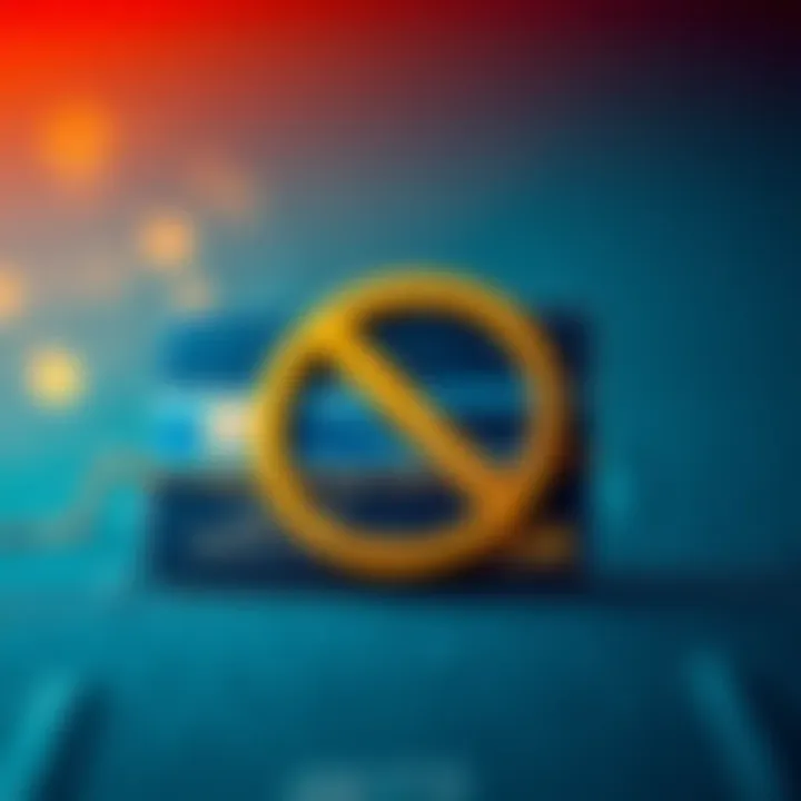 A visual representation of a free metal plan offer featuring a credit card and a cancellation symbol, emphasizing potential fees after the trial period.