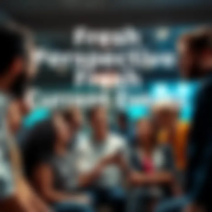 A group of diverse people discussing current events and trends with enthusiasm, showcasing renewed energy and perspectives.