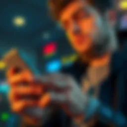 A person looking at their phone displaying a cryptocurrency wallet with Ethereum balance and confused expression, pondering unexpected funds.
