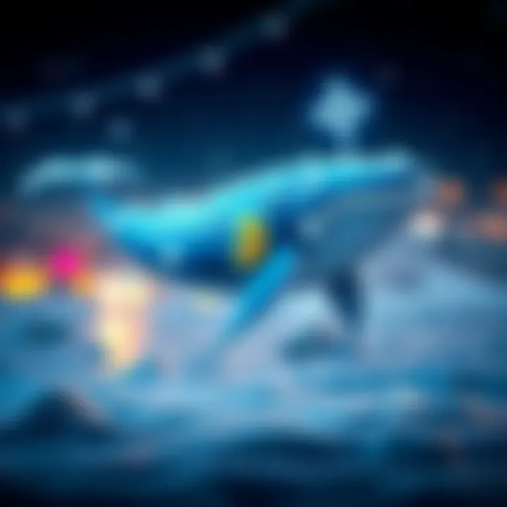 Frosty BTC Whale Community Logo Logo of the Frosty BTC Whale community featuring a whale and Bitcoin symbol