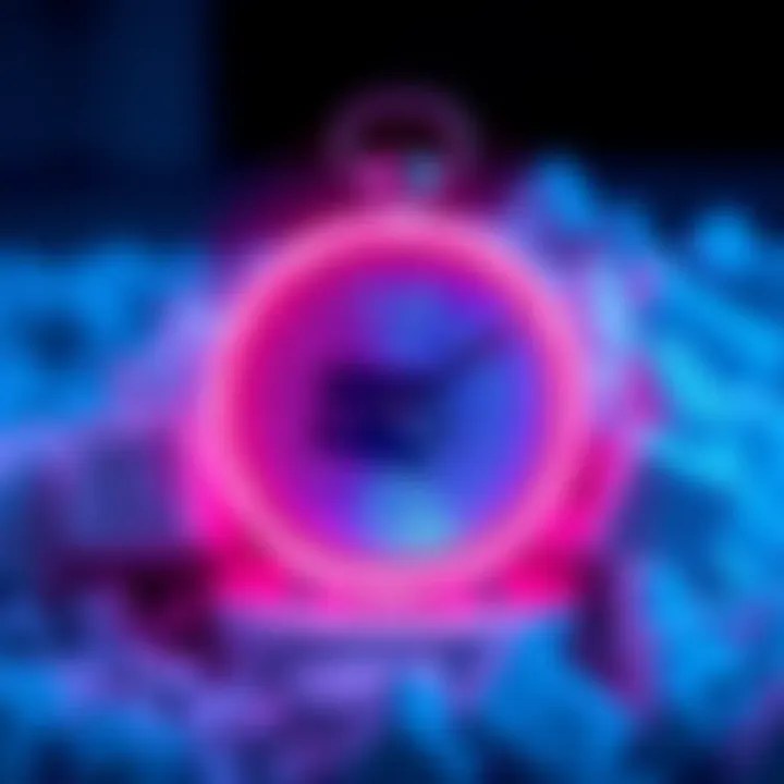 A visual representation of frozen crypto funds with a digital wallet icon and a clock showing four months of waiting.