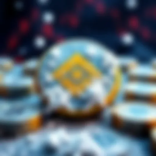Frozen Funds on Binance A graphic showing a Binance logo with frozen currency symbols, representing funds being withheld over a dispute.