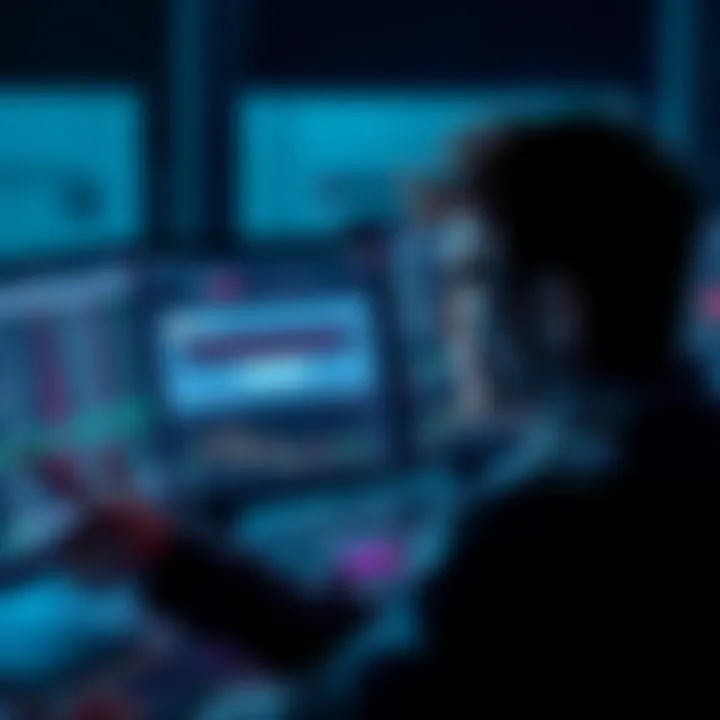 A visual representation of a person looking frustrated at a computer screen with a notification of frozen funds on a Kraken account, symbolizing user concerns over account issues and lack of support.