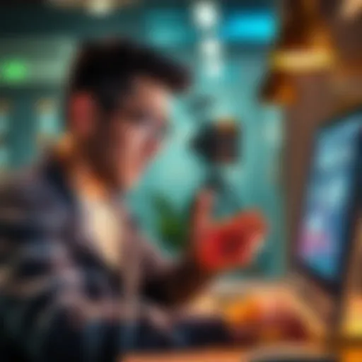 A person shows frustration while looking at a computer screen, symbolizing issues with a frozen account at Uphold
