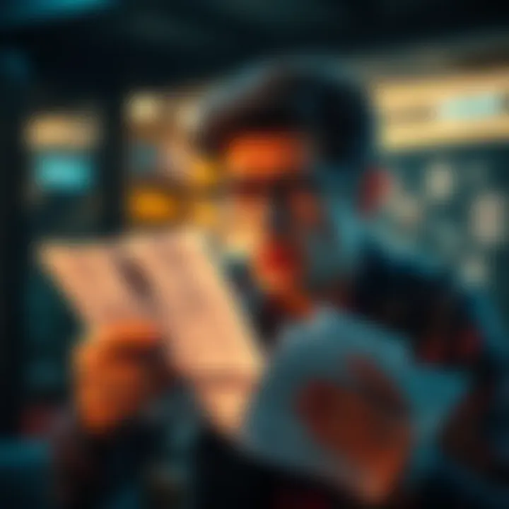 A person looking frustrated while holding documents, symbolizing issues with identity verification