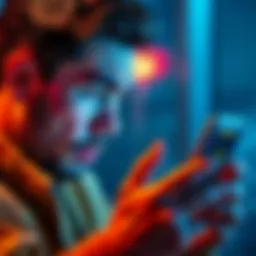 A new Bitcoin investor looks at a phone displaying Kraken's app while showing expressions of frustration over unexpected fees and glitches.