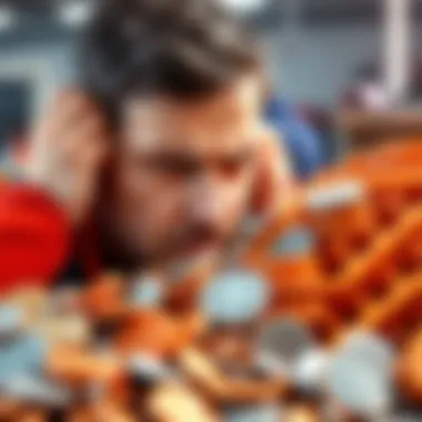 Frustrated builder tokens lose appeal A visual representation of a builder looking frustrated beside a pile of broken tokens, symbolizing the end of non-viable projects