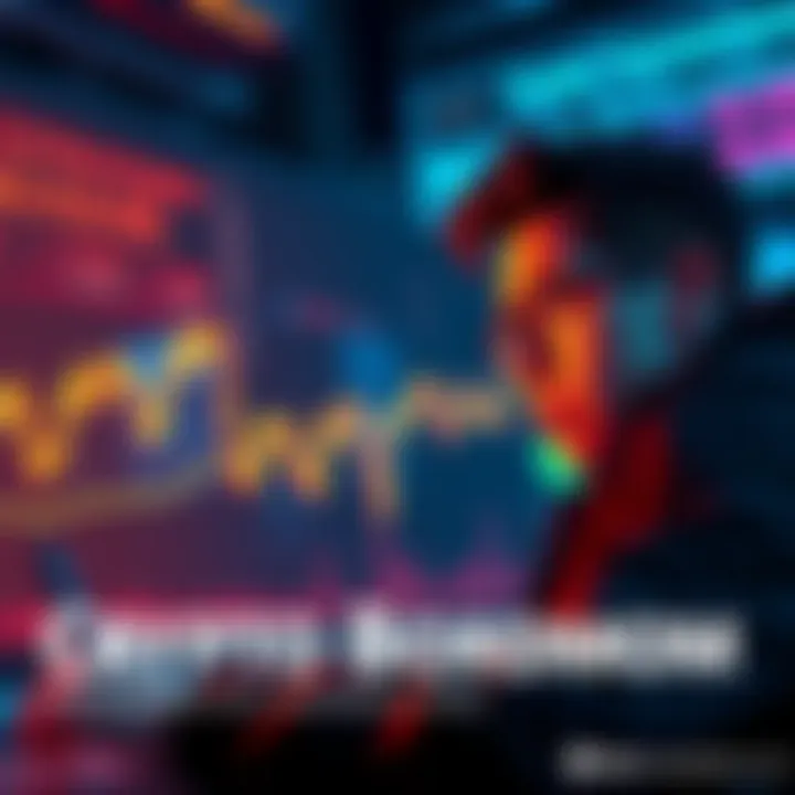 A person looking at a graph showing stagnant cryptocurrency prices, appearing disappointed and confused about their investments.