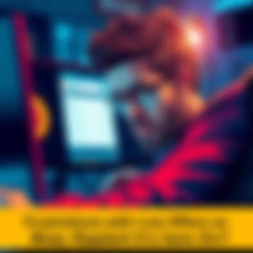 A person looking concerned while viewing low offers for Bitcoin on a computer screen