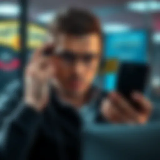 A frustrated person holding a phone looking confused while dealing with customer support for a crypto issue